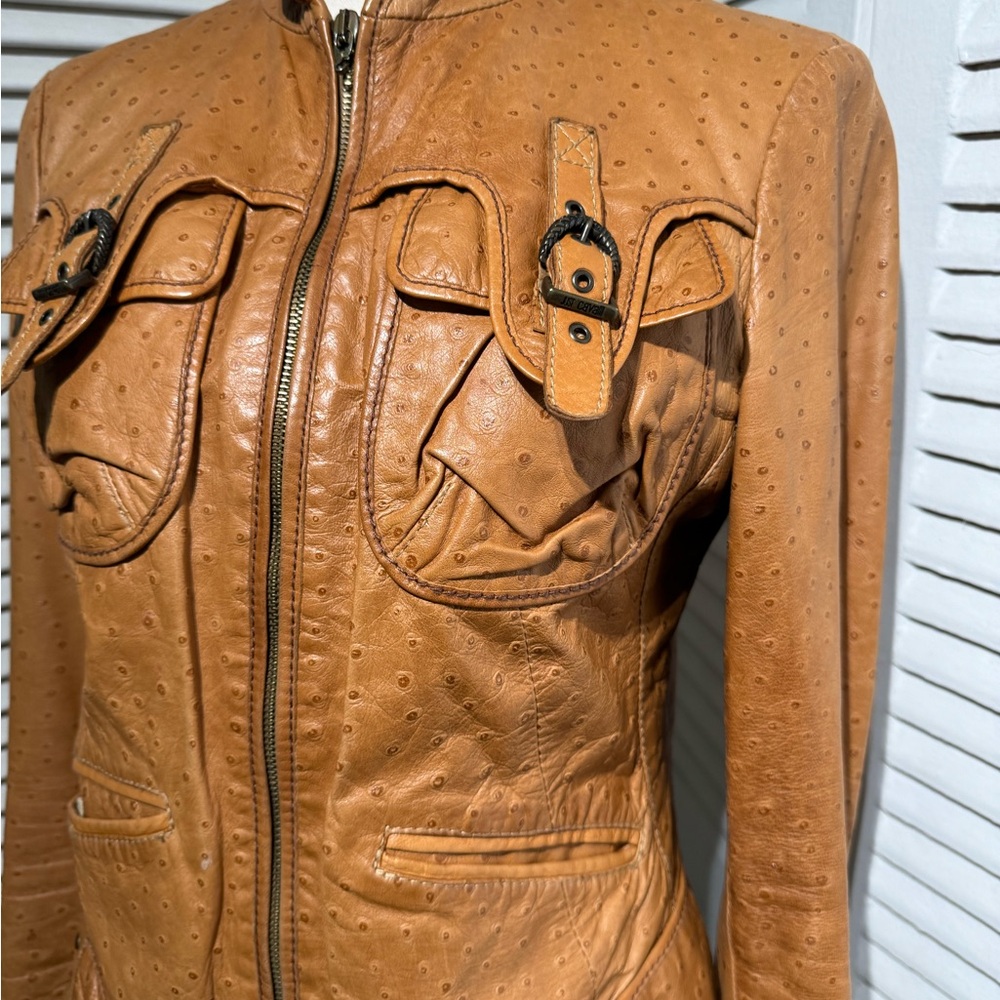 ASO SERENA VAN DER WOODSEN LEATHER JACKET - Picture 13 of 16